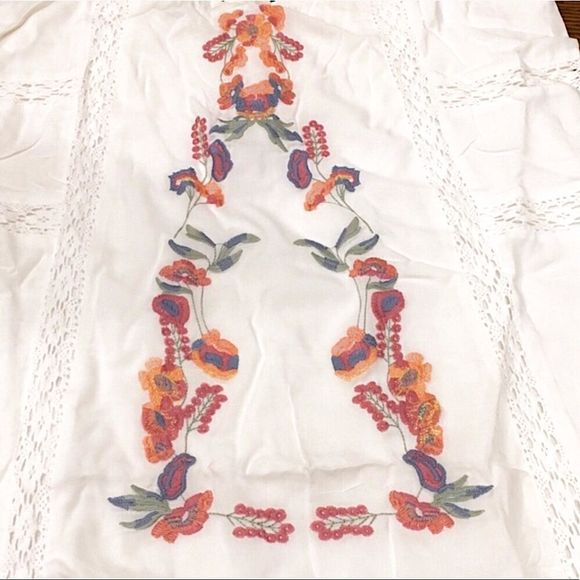 Embroidered Swim Coverup Dress - Picture 6 of 9